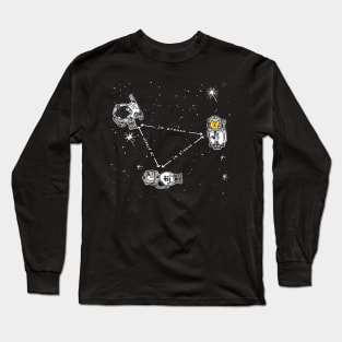 Space Crew 2420 Funny Quarantine Quotes Social Distancing 2m Long Sleeve T-Shirt